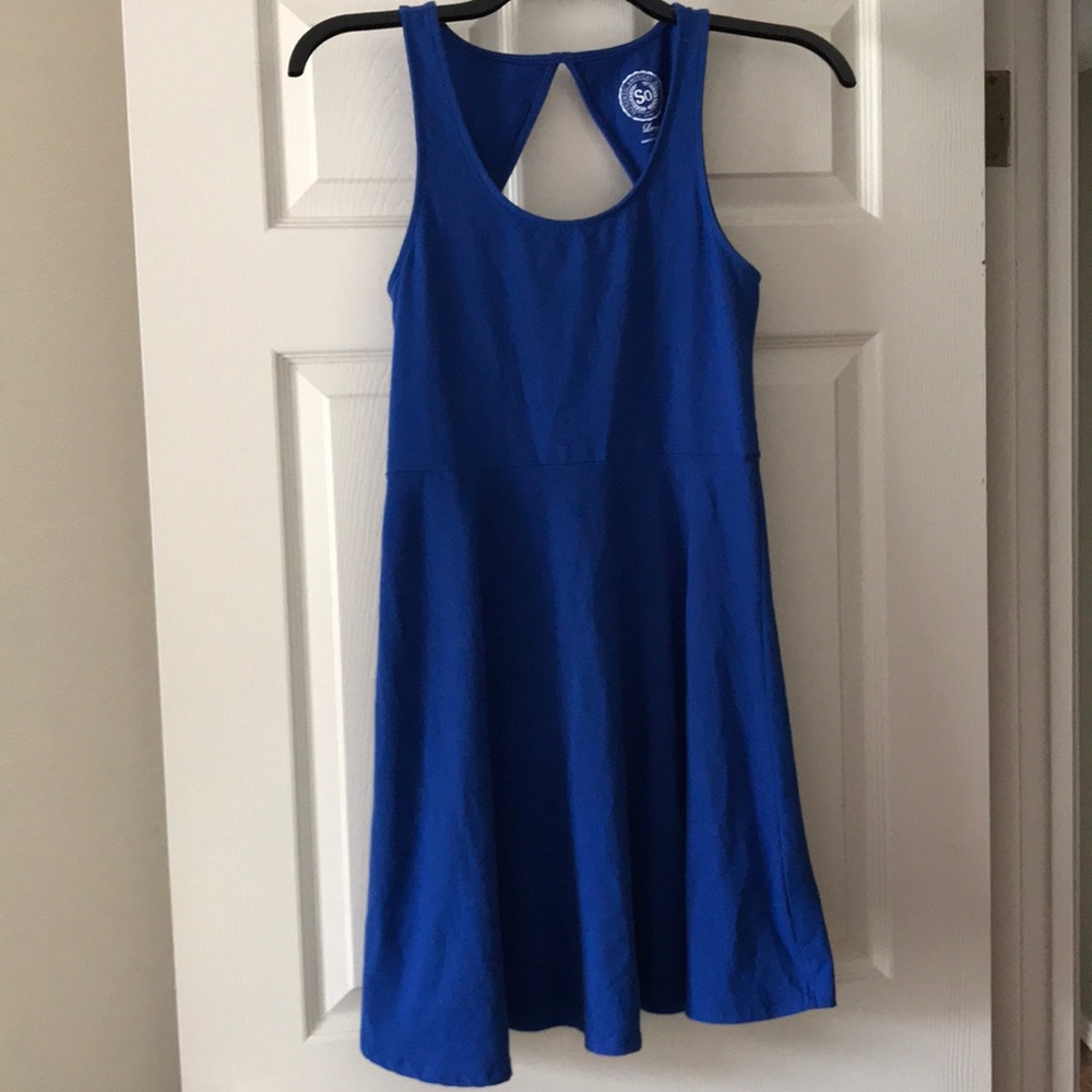 Cut out back dress